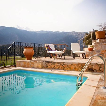 Stone Built Villa Galatia, Poolside & Perfect View Καρές Εξωτερικό φωτογραφία