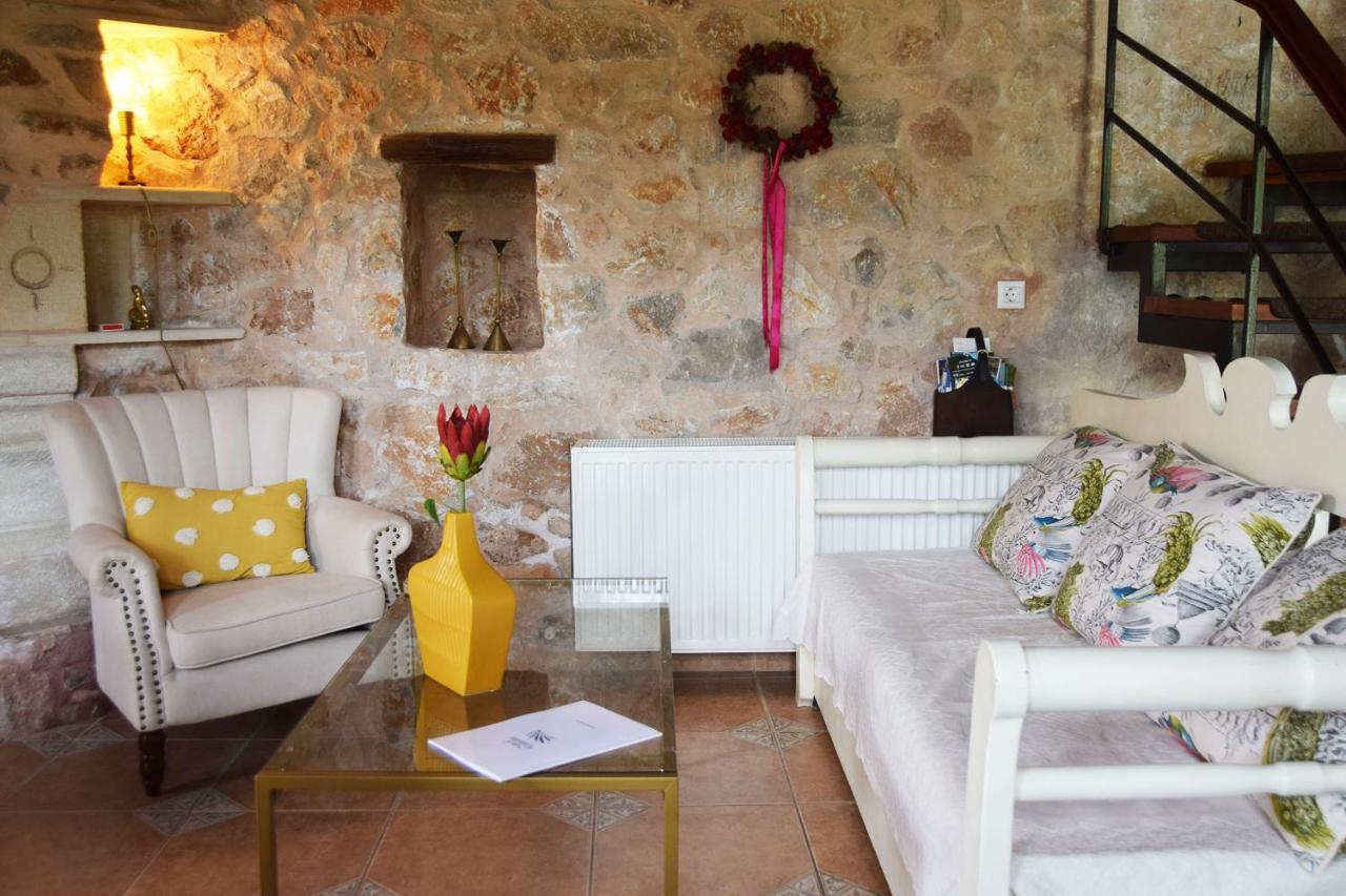 Stone Built Villa Galatia, Poolside & Perfect View Καρές Εξωτερικό φωτογραφία