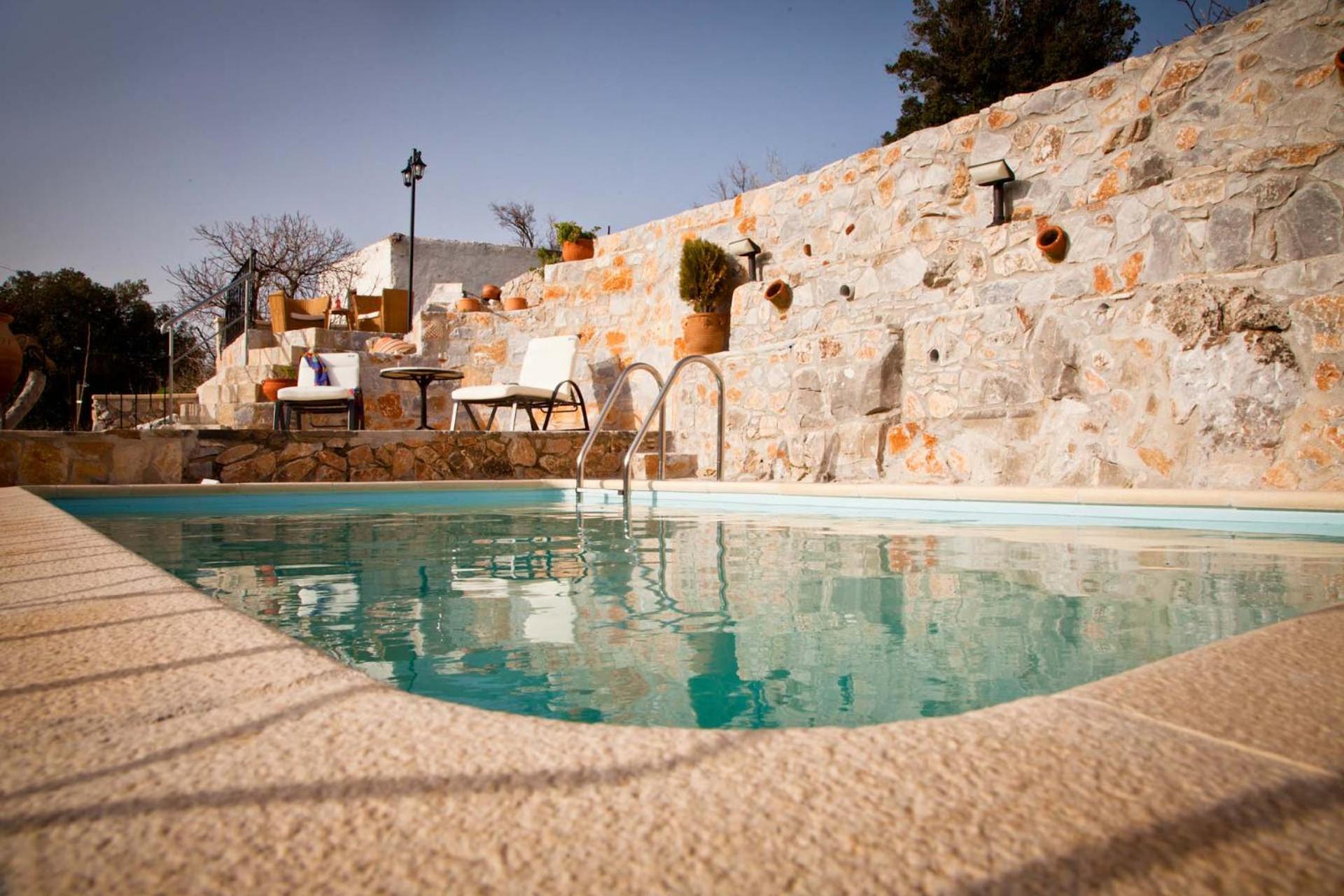 Stone Built Villa Galatia, Poolside & Perfect View Καρές Εξωτερικό φωτογραφία