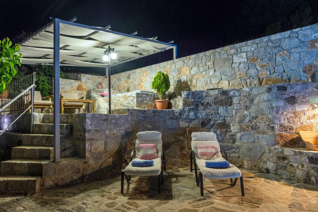 Stone Built Villa Galatia, Poolside & Perfect View Καρές Εξωτερικό φωτογραφία