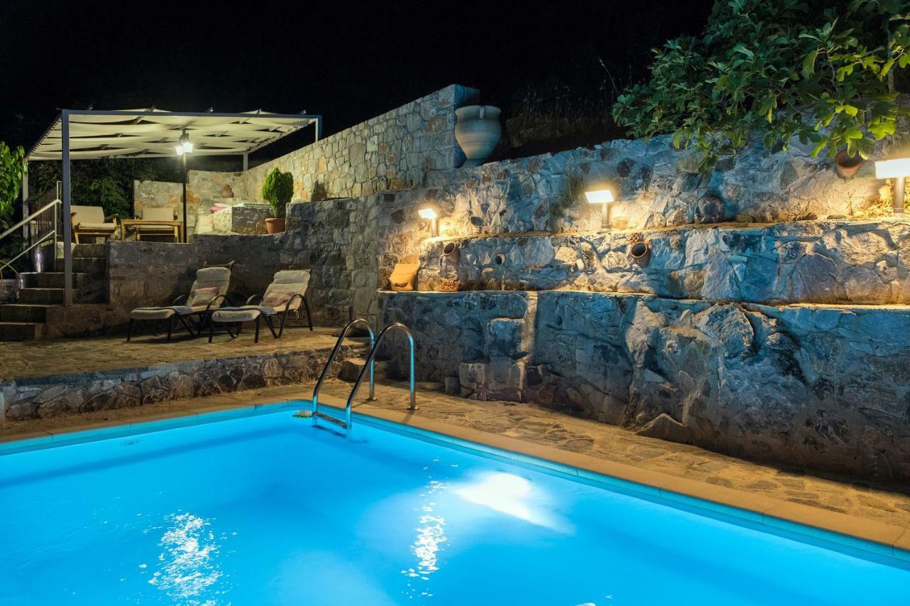 Stone Built Villa Galatia, Poolside & Perfect View Καρές Εξωτερικό φωτογραφία